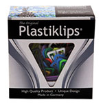 Baumgarten's Plastiklips Paper Clips, Large (No. 6), Assorted Colors, 200/Box view 2