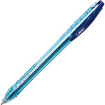 Bic ReVolution Ocean Retractable Ballpoint Pen, Blue, Semi-transparent Barrel,1 Dozen view 1
