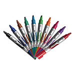 Bic Intensity Tank-Style Advanced Dry Erase Marker, Broad Bullet Tip, Assorted, Dozen view 1
