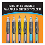 Bic Break-Resistant Mechanical Pencils with Erasers, 0.7 mm, HB (#2), Black Lead, Assorted Barrel Colors, 2/Pack view 4