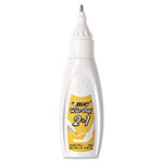 Bic Wite-Out 2-in-1 Correction Fluid, 15 ml Bottle, White view 1