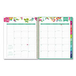 Blue Sky Day Designer Peyton Create-Your-Own Cover Weekly/Monthly Planner, Floral Artwork, 11 x 8.5, White, 12-Month (Jan-Dec): 2024 view 3
