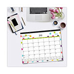 Blue Sky Teacher Dots Academic Desk Pad, 22 x 17, Black Binding, Clear Corners, 12-Month (July to June): 2023 to 2024 view 3