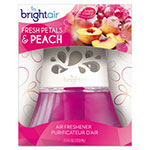 Bright Air Scented Oil Air Freshener Diffuser, Fresh Petals and Peach, Pink, 2.5 oz, 6/Carton view 2