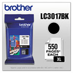 Brother LC3017BK Innobella High-Yield Ink, 550 Page-Yield, Black view 1