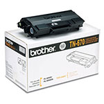 Brother TN670 High-Yield Toner, 7500 Page-Yield, Black view 1