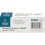 Business Source Standard Staples, Chisel Point, 1/2" W, 1/4" L, 210 Strip view 5