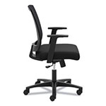 Basyx by Hon Torch Mesh Mid-Back Task Chair, Supports up to 250 lbs., Black Seat/Black Back, Black Base view 1