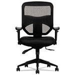 Basyx by Hon VL532 Mesh High-Back Task Chair, Supports up to 250 lbs., Black Seat/Black Back, Black Base view 5