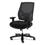 Hon Crio Big and Tall Mid-Back Task Chair, Supports up to 450 lbs., Black Seat/Black Back, Black Base view 2