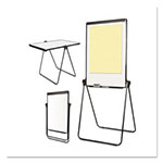 MasterVision™ Folds-to-a-Table Melamine Easel, 28 1/2 x 37 1/2, White, Steel/Laminate view 3