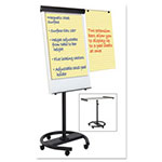 MasterVision™ 360 Multi-Use Mobile Magnetic Dry Erase Easel, 27 x 41, Black Frame view 1