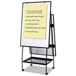 MasterVision™ Creation Station Dry Erase Board, 29 1/2 x 74 7/8, Black Frame view 5