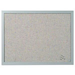 MasterVision™ Designer Fabric Bulletin Board, 24X18, Gray Fabric/Gray Frame view 2