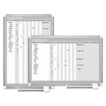 MasterVision™ In-Out Magnetic Dry Erase Board, 24x36, Silver Frame view 3