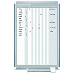 MasterVision™ In-Out Magnetic Dry Erase Board, 24x36, Silver Frame view 4