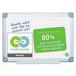 MasterVision™ Earth Easy-Clean Dry Erase Board, White/Silver, 18x24 view 3