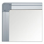 MasterVision™ Value Lacquered Steel Magnetic Dry Erase Board, 36 x 48, White, Aluminum Frame view 2