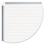 MasterVision™ Ruled Planning Board, 72 x 48, White/Silver view 2