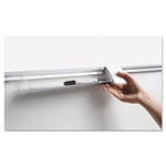 MasterVision™ Ruled Planning Board, 72 x 48, White/Silver view 3