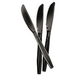 Boardwalk Heavyweight Polystyrene Cutlery, Knife, Black, 1000/Carton view 2