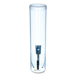 San Jamar Large Pull-Type Water Cup Dispenser, Translucent Blue view 4