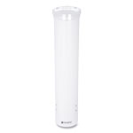 San Jamar Small Pull-Type Water Cup Dispenser, White view 2