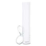 San Jamar Small Pull-Type Water Cup Dispenser, White view 4