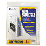 C-Line Sheet Protectors with Index Tabs, Clear Tabs, 2