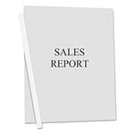 C-Line Report Covers with Binding Bars, Vinyl, Clear, 1/8