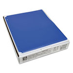 C-Line Two-Pocket Heavyweight Poly Portfolio Folder, 3-Hole Punch, Letter, Blue, 25/Box view 4