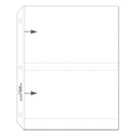 C-Line Clear Photo Pages for Four 5 x 7 Photos, 3-Hole Punched, 11-1/4 x 8-1/8 view 3