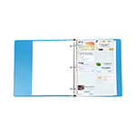 C-Line Business Card Binder Pages, Holds 20 Cards, 8 1/8 x 11 1/4, Clear, 10/Pack view 2