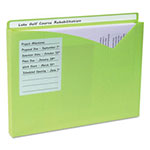 C-Line Write-On Poly File Jackets, Straight Tab, Letter Size, Assorted Colors, 25/Box view 4