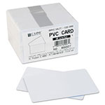 C-Line PVC ID Badge Card, 3 3/8 x 2 1/8, White, 100/Pack view 2