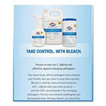 Clorox Bleach Germicidal Wipes, 6 x 5, Unscented, 150/Canister, 6 Canisters/Carton view 1