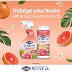 Clorox Scentiva Bleach-Free Disinfecting Wipes - Ready-To-Use Wipe - Grapefruit Scent - 75 / Tub view 3