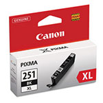 Canon 6448B001 (CLI-251XL) ChromaLife100+ High-Yield Ink, 5530 Page-Yield, Black view 1