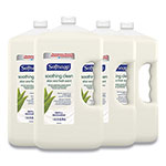 Softsoap Liquid Hand Soap Refill with Aloe, Aloe Vera Fresh Scent, 1 gal Refill Bottle, 4/Carton view 1