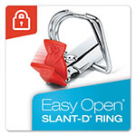 Cardinal Premier Easy Open ClearVue Locking Slant-D Ring Binder, 3 Rings, 3