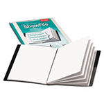 Cardinal ShowFile Display Book w/Custom Cover Pocket, 12 Letter-Size Sleeves, Black view 2