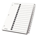Cardinal OneStep Printable Table of Contents and Dividers, 15-Tab, 1 to 15, 11 x 8.5, White, 1 Set view 1