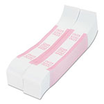 MMF Industries Currency Straps, Pink, $250 in Dollar Bills, 1000 Bands/Pack view 2