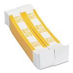 MMF Industries Currency Straps, Yellow, $1,000 in $10 Bills, 1000 Bands/Pack view 2