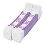 MMF Industries Currency Straps, Violet, $2,000 in $20 Bills, 1000 Bands/Pack view 2
