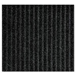 Crown Needle-Rib Wiper/Scraper Mat, Polypropylene, 36 x 48, Charcoal view 1