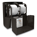 Coastwide Professional™ J-Series Quad Bath Tissue Dispenser, 13.52 x 7.51 x 14.66, Black view 1