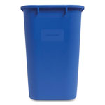 Coastwide Professional™ Open Top Indoor Recycling Container, Plastic, 7 gal, Blue view 1