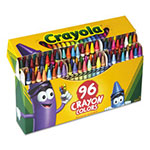 Crayola Classic Color Crayons in Flip-Top Pack with Sharpener, 96 Colors view 1