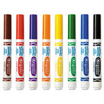Crayola Ultra-Clean Washable Markers, Broad Bullet Tip, Classic Colors, 8/Pack view 1